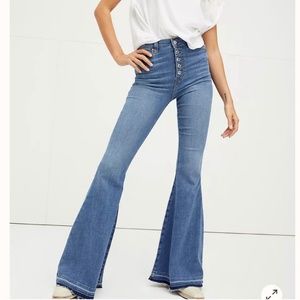 Free People - 70s High-waisted Flare Jeans